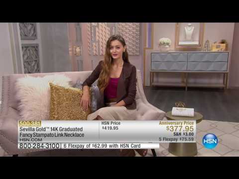 HSN | Sevilla Gold Jewelry 09.16.2016 - 12 PM