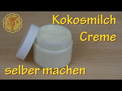 Kokosmilch-Creme selber machen - mit Zutaten aus dem Supermarkt
