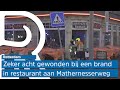 Zeker acht gewonden bij brand in Rotterdamse restaurant
