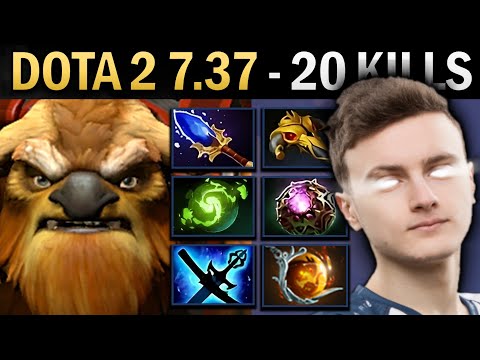 Earthshaker Gameplay Miracle with 22 Kills and 1000 XPM - Dota 2 7.38