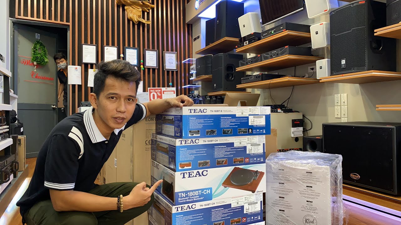 video Đầu đĩa than TEAC TN-180BT chính hãng 0