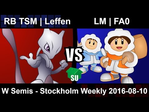 RB TSM Leffen (Mewtwo) vs LM FA0 (Icies) - Winners Semis Stockholm Weekly 2016-08-10