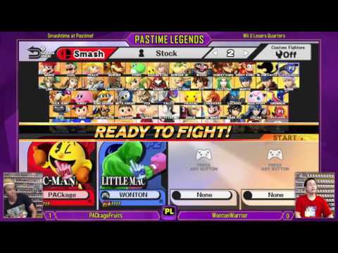 SaP 10/2/16 Smash 4 LQs: PACkageFruits (Pac-Man) vs. Wonton Warrior (Little Mac)