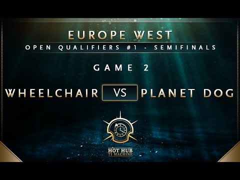 Wheelchair vs Planet Dog Game 2 - TI7: Open Qualifiers #1 EU: Semifinals - @Bkop92 @PqMzDotA_
