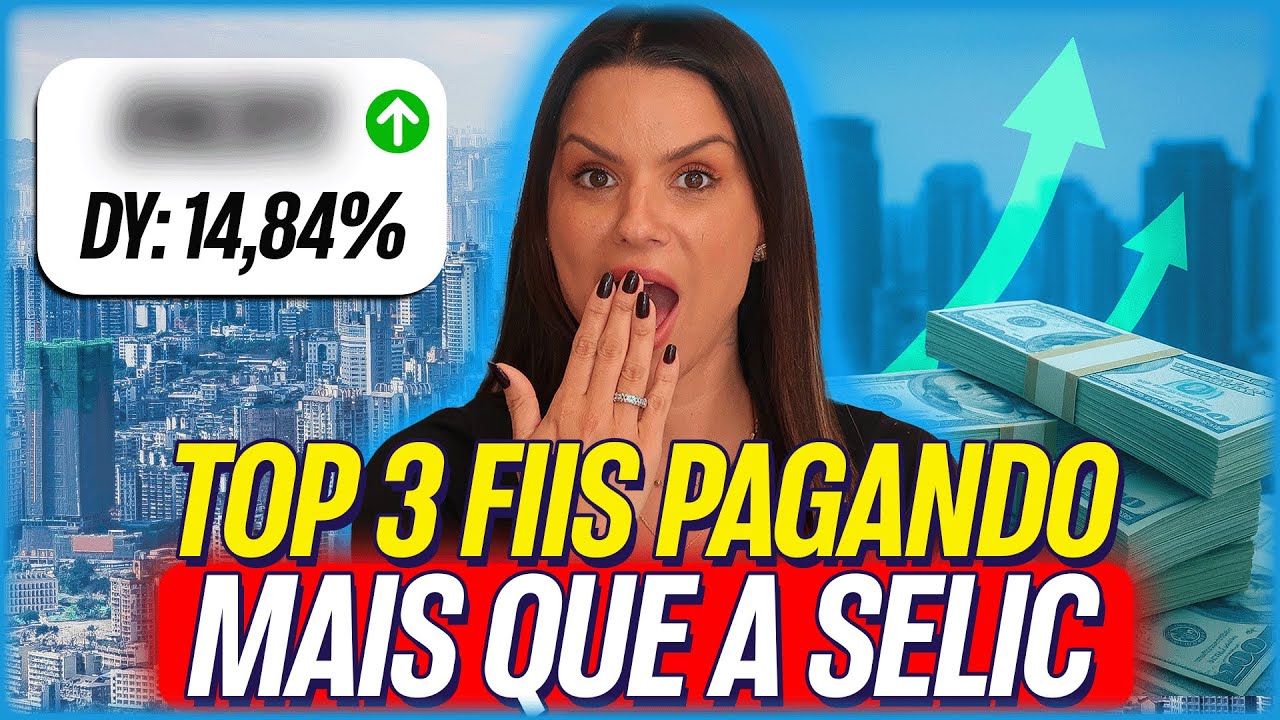 🚨 3 Fundos Imobiliários PAGANDO MAIS QUE A SELIC! FUNDOS SEGUROS E COM DESCONTO!