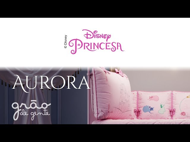 Novo Kit Berço Princesa Aurora. Um conto de fadas para sonhar e brincar!