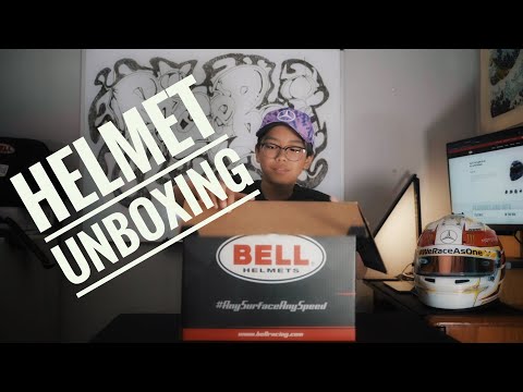 Lewis Hamilton Bell KC7-CMR Helmet | UNBOXING