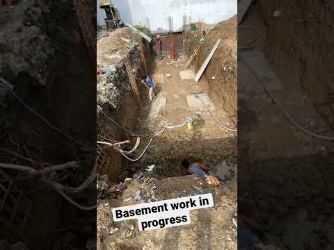 Basement work of house construction #home #shorts #design #homedecor #basement
