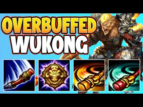 JUMP THROUGH WALLS!? RIOT 100% OVERBUFFED WUKONG THIS PATCH! WUKONG SEASON 12 TOP League of Legends
