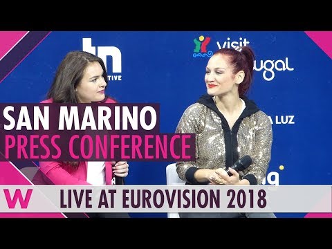 San Marino Press Conference: Jessika featuring Jenifer Brening "Who We Are" @ Eurovision 2018