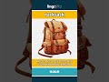 rucksack - a big bag with straps that... video thumbnail