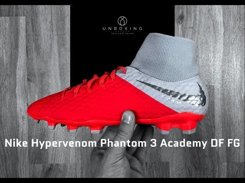 Nike Hypervenom Phantom 3 Academy DF FG ‘raised on concrete ’ | UNBOXING & ON FEET | football shoes