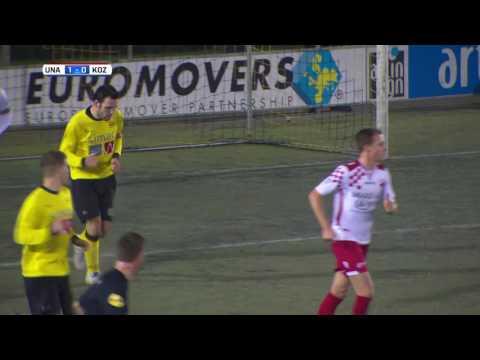 Samenvatting van de wedstrijd UNA - Kozakken Boys