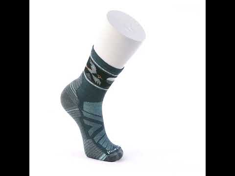 Chaussettes de randonnée enfant (lot 2 paires), HIKE100 gris