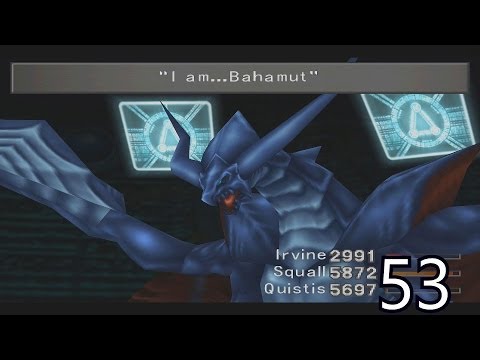 Final Fantasy VIII Walkthrough Part 53 - Bahamut Boss Battle HD