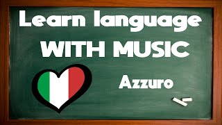 Azzuro - Adriano Celentano [ENG lyrics, Italian song]