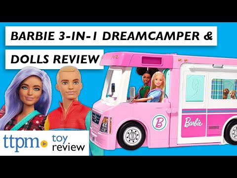 Mattel Barbės kemperis 3 in 1 video