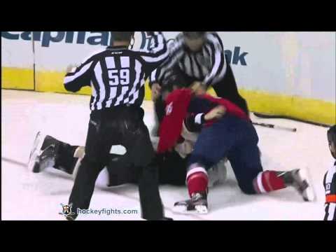 Matt Beleskey vs Matt Hendricks Nov 1, 2011