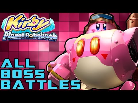 Kirby: Planet Robobot 3DS - ALL BOSS BATTLES