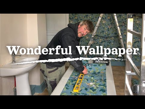 Final choices and WALLPAPERING TWO CHATEAU ROOMS  #Chateau #DIY #Bathroommakeover