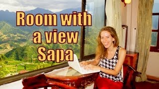 Room with a view - scenic views of mountains from our hotel room in Sapa, Vietnam Travel Video