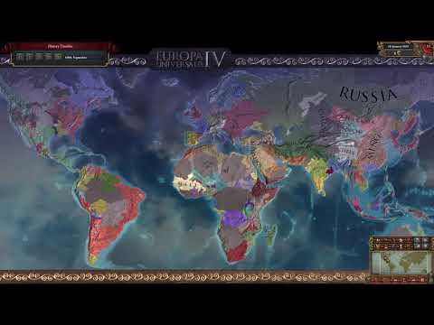 Europa Universalis IV timelapse | Emperor DLC