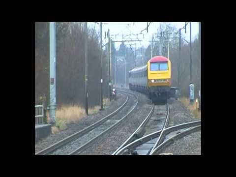 Freightliner Class 90, 90048, The Pretendolino At Stetchford (10th February 2012)
