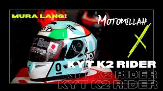 Download lagu KYT K2 RIDER LEOPARD: HELMET REVIEW AND TESTING FEATURES 3,500 LANG?!?! mp3