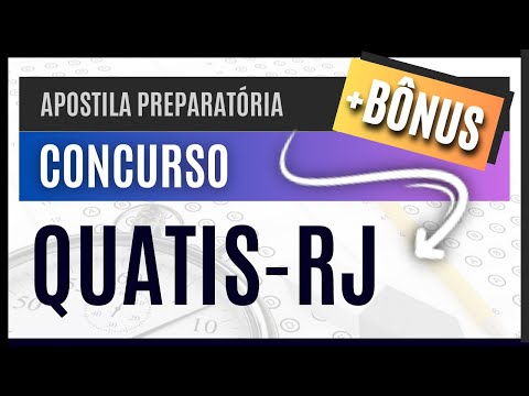 Concurso QUATIS - RJ 2023 - Apostila PREPARATÓRIA para Auxiliar de Educação