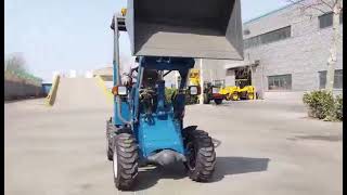 Hot sale 400kg load capacity electric loader mini battery front loaders youtube video