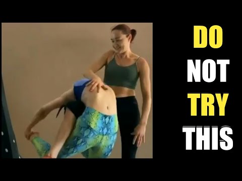 Contortion back strectches advanced