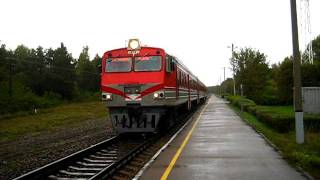 preview picture of video '[LG] Lietuvos Geležinkeliai - Lithuanian Railways passenger train from Turmantas...'
