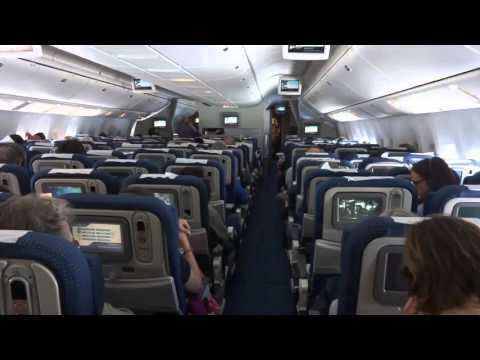 Airplane Interior - Saftey Message Before Taking Off (sound effect)