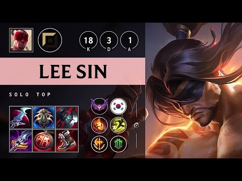 Lee Sin Top vs Jayce - KR Master Patch 25.07