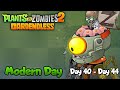 Plants Vs Zombies 2 Gardendless Modern Day Day 40 To Day 44