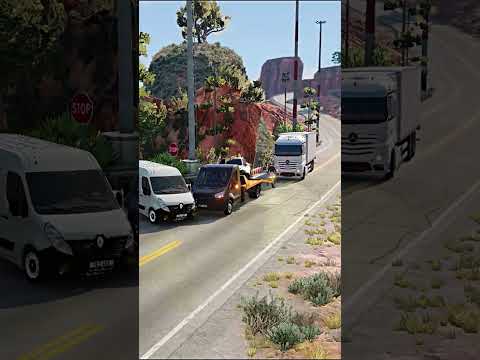 Realistic Highway Car Crashes #164