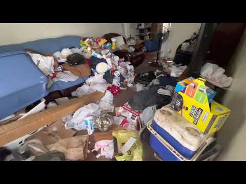 Tenant leaves his apartment absolutely filthy.