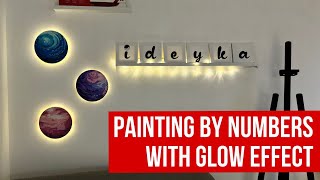 Картина за номерами - Планета Щастя Glow Art з підсвічуванням