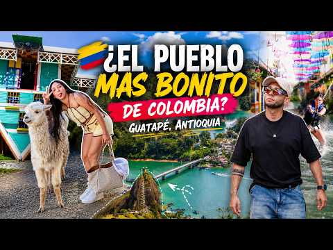 ¿Qué se puede hacer en GUATAPÉ 🌈 en un día? 🇨🇴 ¡Nos llevamos una sorpresa!