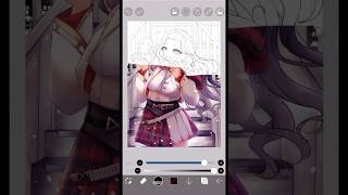 【色がつく！】スカーレ・ヨナグニさん描いてみた！！ #二次創作 #にじさんじ