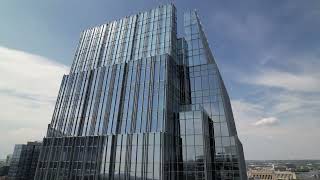 Aerial footage from Nashville, TN