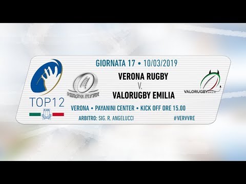 TOP12 2018/19, Giornata 17 - Verona Rugby v Valorugby Emilia