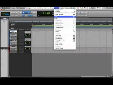 Pro Tools for Beginners:  Setting up a record session in ProTools pt.1