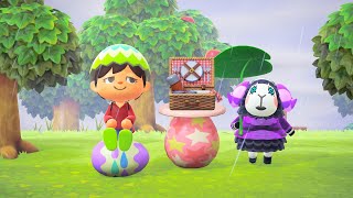 昼間からイースターエンジョイする【あつまれどうぶつの森】