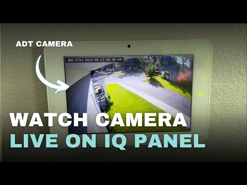 Watch Your ADT Cameras Live on IQ Panel (Is This New?)