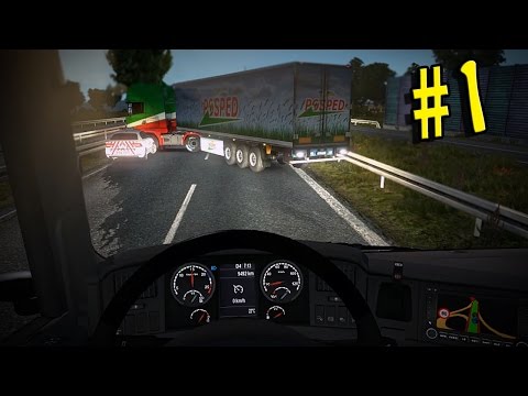 ETS 2 ONLINE ITA #1 - VIAGGIO DISASTROSO! - w/Poderak/Mito125s/xStarter