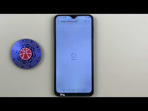 How to allow installation of apk applications from unknown sources on Samsung A10 Android 11