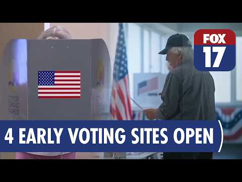 Early voting starts Oct. 20 in Grand Rapids with 4 locations open