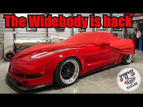 First look at the C5 Corvette wide-body.
