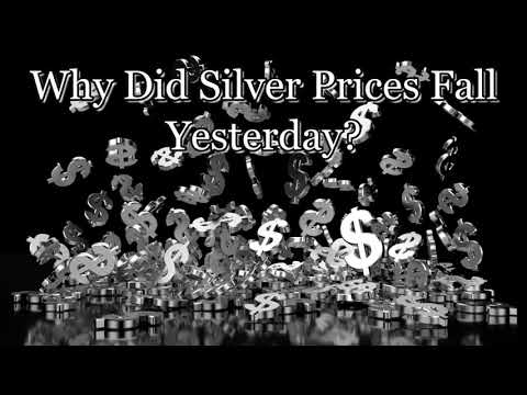Why Did Silver Prices FALL Yesterday?